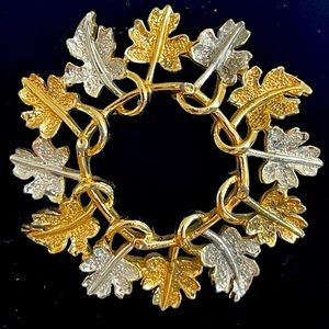 1968 Sarah Coventry Autumn Leaves Brooch